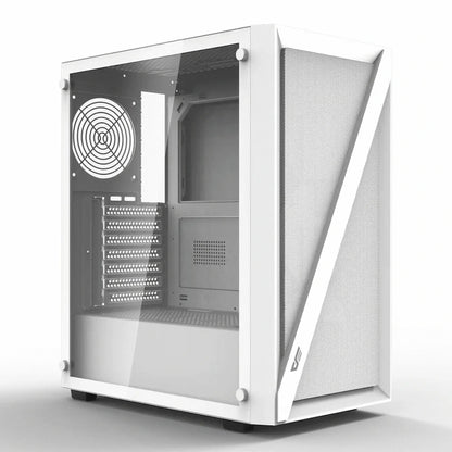 darkFlash Computer Case DK260 Air White (with 4 ARGB Fans)