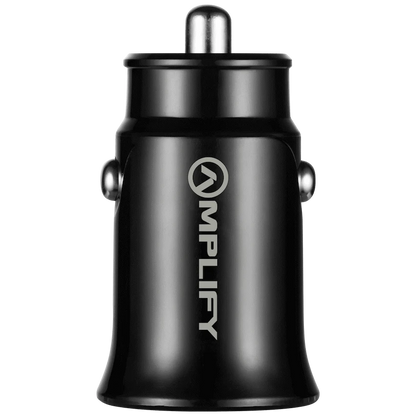 Amplify Voltix Series 12W Dual USB and USB-C Car Charger