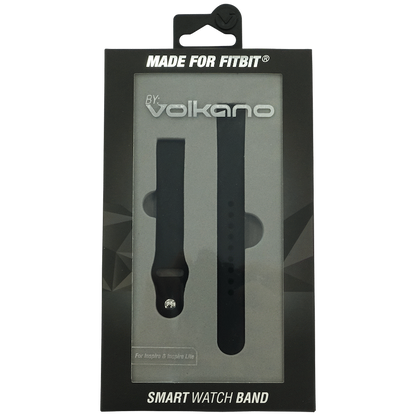 Volkano Smart Watch Band - Silicone - Fitbit Inspire/Lite Large - Black
