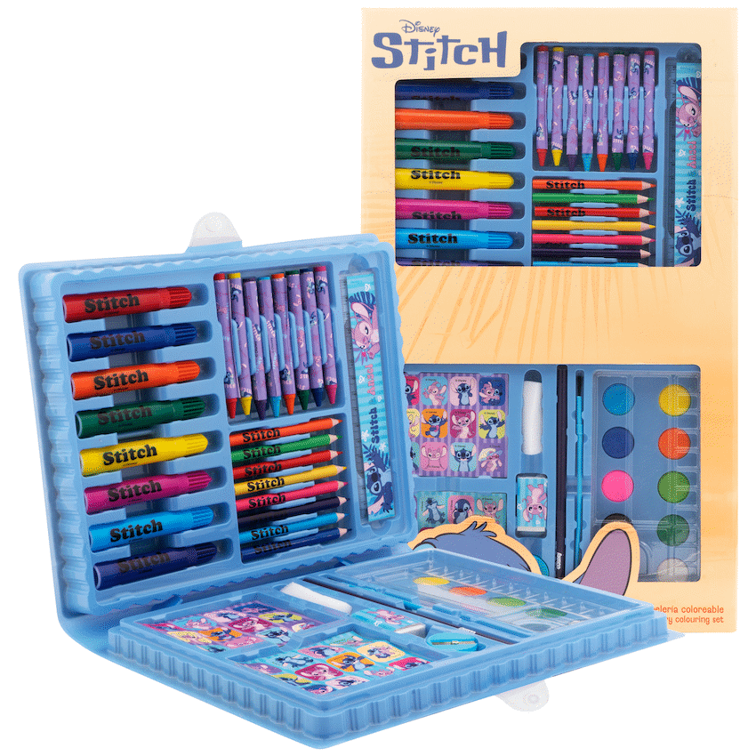 COLOURING STATIONERY SET BOX STITCH