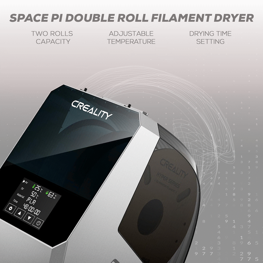 Creality Space Pi Double Roll Filament Dryer