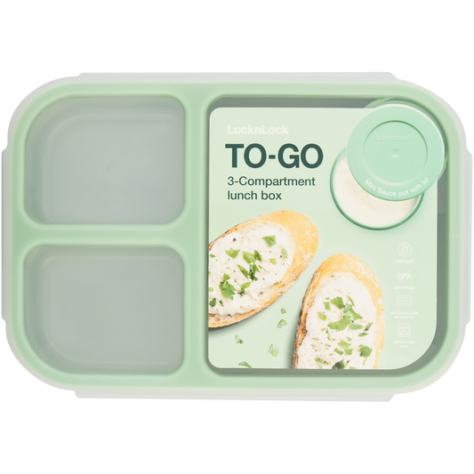 LocknLock To-Go Lunch Box 1.5lt - Mint ( Order in Qty of 6)