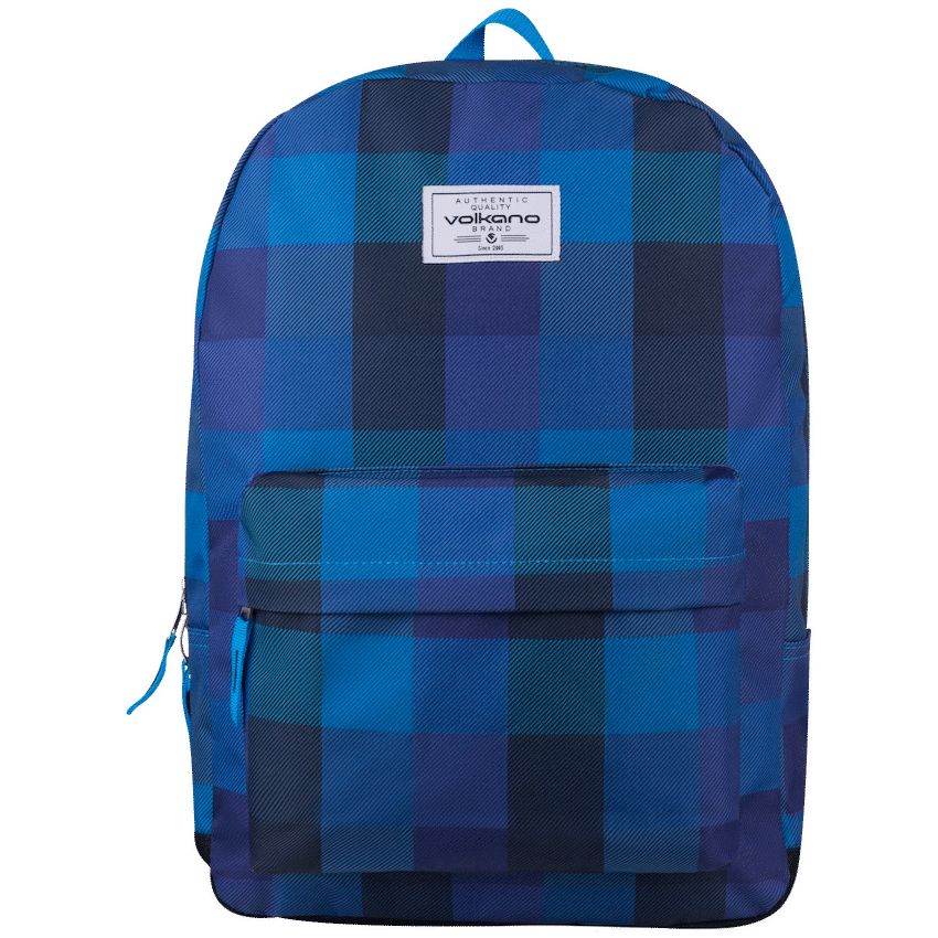 Volkano Diva Series Backpacks - Checkered Blue