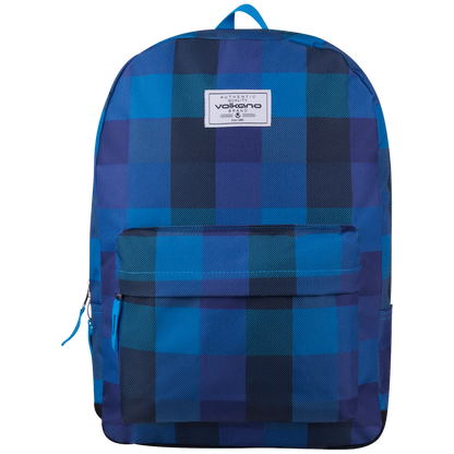 Volkano Diva Series Backpacks - Checkered Blue