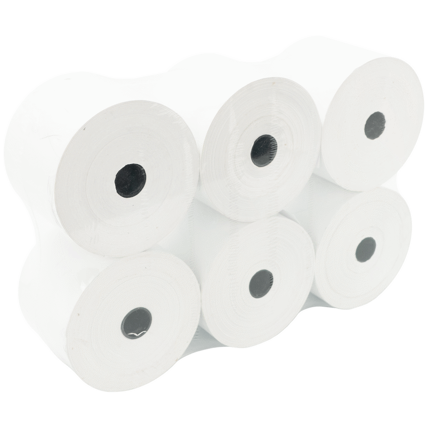 Thermal till rolls 57mmx76mm - Pack of 6