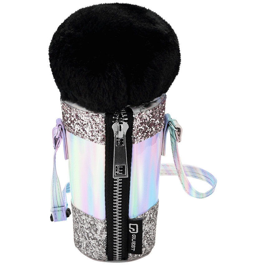 Quest Microphone Crossbody Bag - Silver