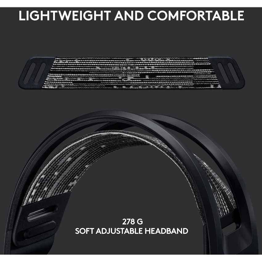 Logitech(R) G733 LIGHTSPEED Wireless RGB Gaming Headset - Black
