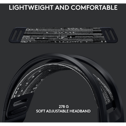 Logitech(R) G733 LIGHTSPEED Wireless RGB Gaming Headset - Black