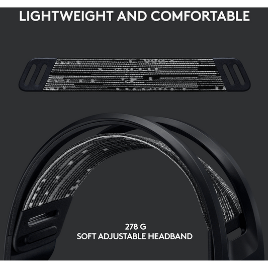 Logitech(R) G733 LIGHTSPEED Wireless RGB Gaming Headset - Black