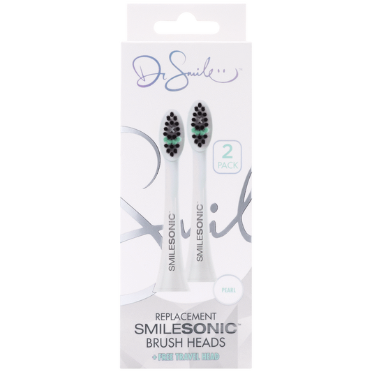 2 Replacement toothbrush heads - White