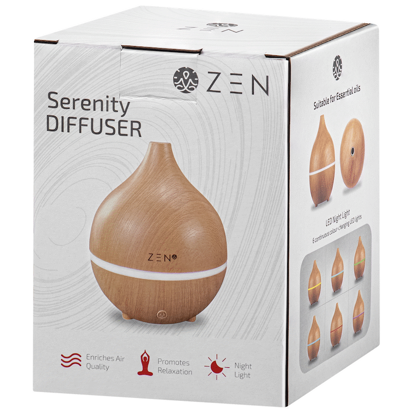 Zen Serenity Diffuser - Light Wood