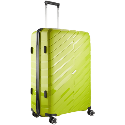Travelwize Java PP 4-Wheel Spinner 75cm Luggage - Lime