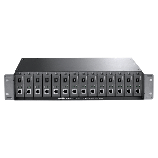 TP-Link TL-FC1420 14-Slot Rackmount Chassis for Media Converters