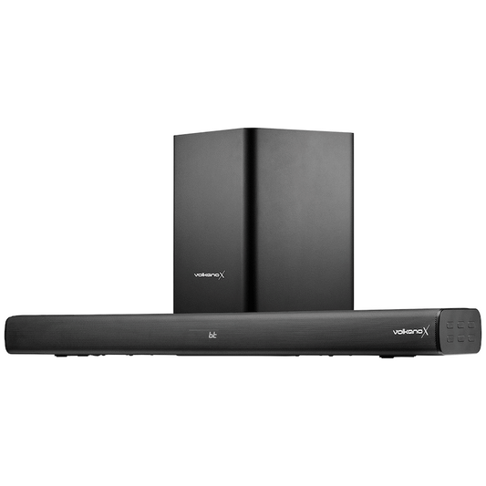 VolkanoX Supersonic 2 Series 2.1 200w Soundbar System with Wireless Subwoofer - Black