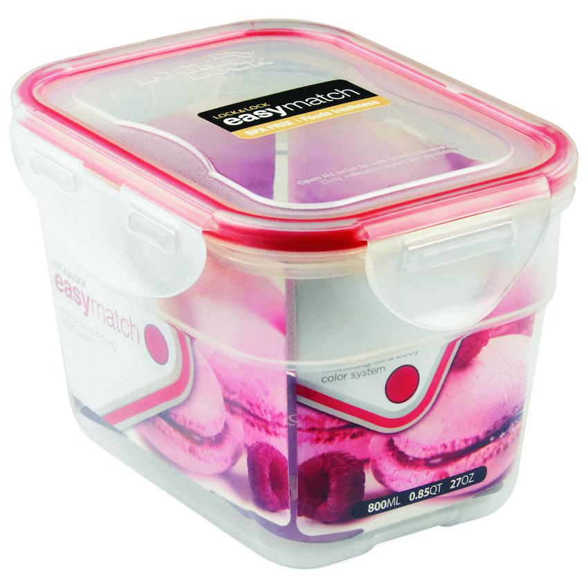 LocknLock Easy Match rect 800ml ( Order in Qty of 3)