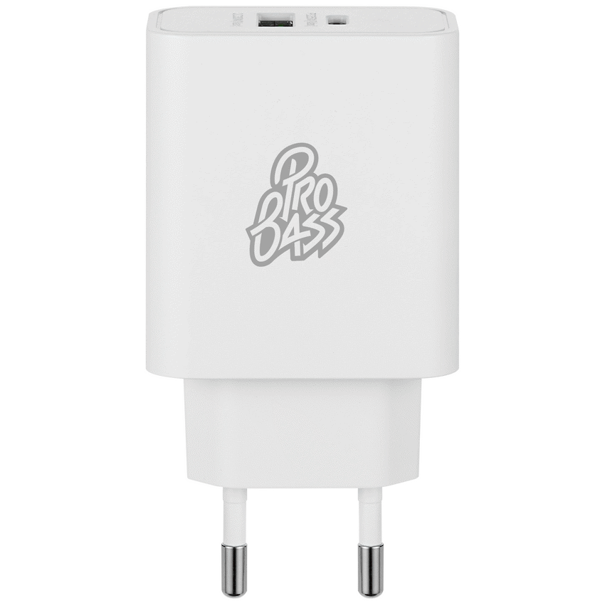 Pro Bass Dual USB + Type-C Wall Charger 32w