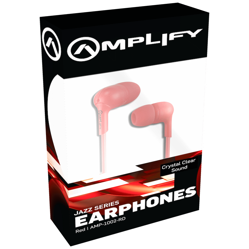 Amplify Jazz Series Earphones - Red