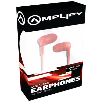 Amplify Jazz Series Earphones - Red