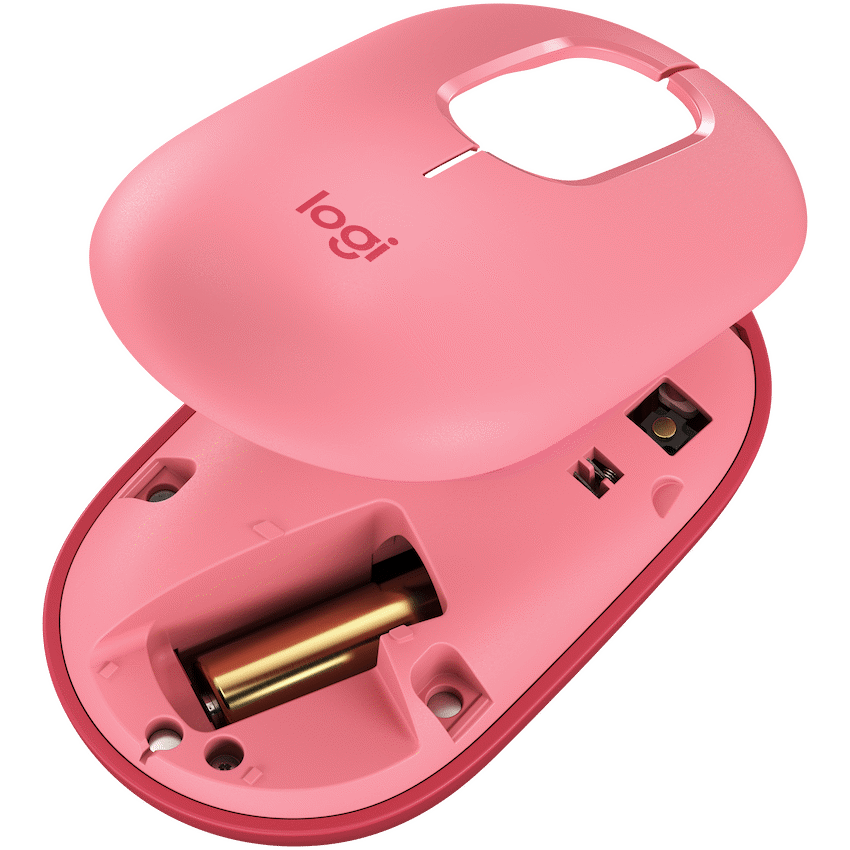Logitech(R) POP Mouse with Emoji - Heartbreaker Rose/BT