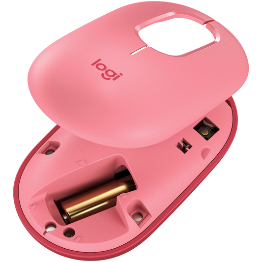Logitech(R) POP Mouse with Emoji - Heartbreaker Rose/BT