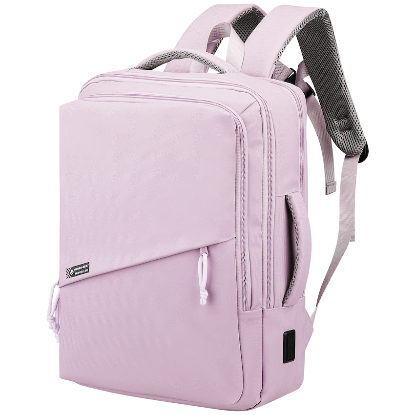 Volkano Under-Seat Traveller Backpack Pastel Pink