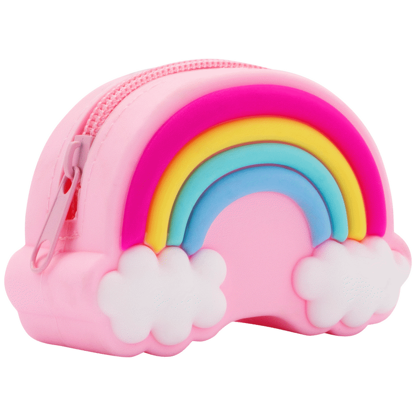 Quest Rainbow Silicone Purse - Pink