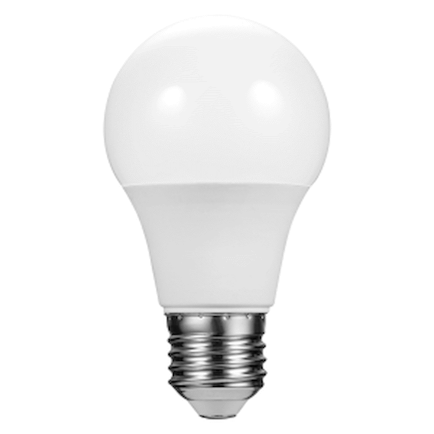 Switched 5w A60 Light Bulb E27 - Cool White