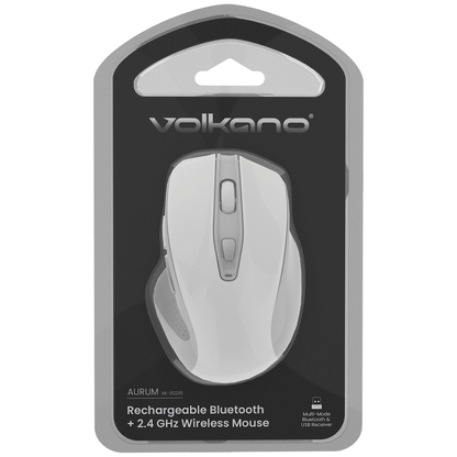 Volkano Aurum Series Bluetooth Wireless Mouse - White