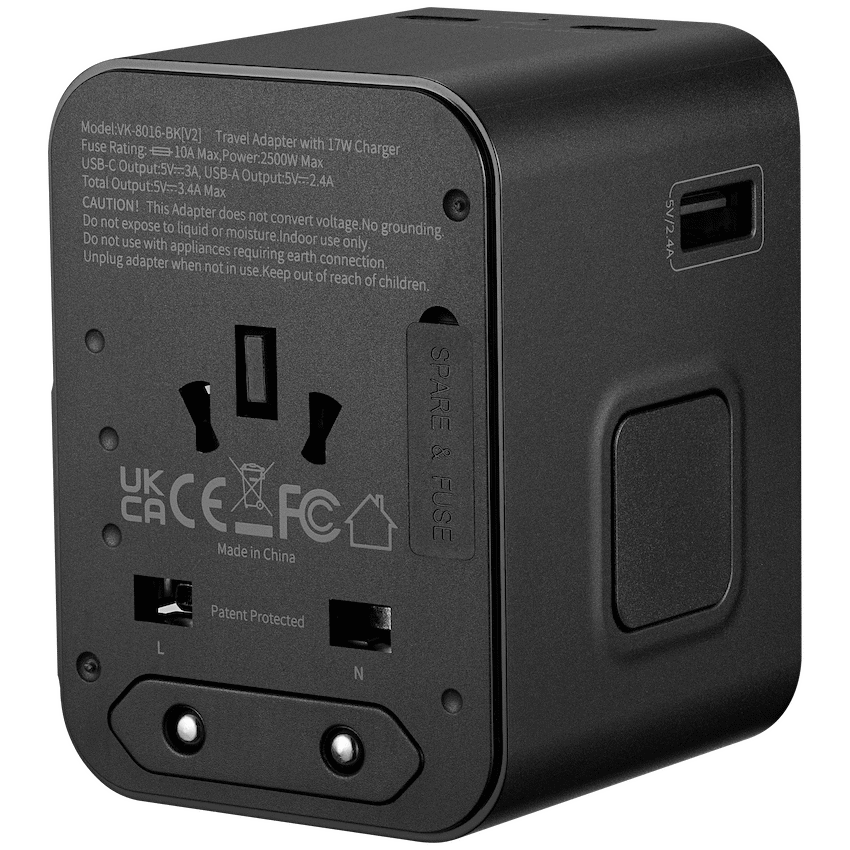 Volkano International Series Travel Adapter