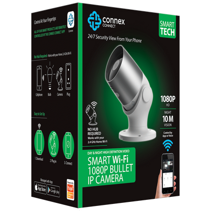 Smart Wi-Fi 1080P Bullet IP Camera - Outdoor