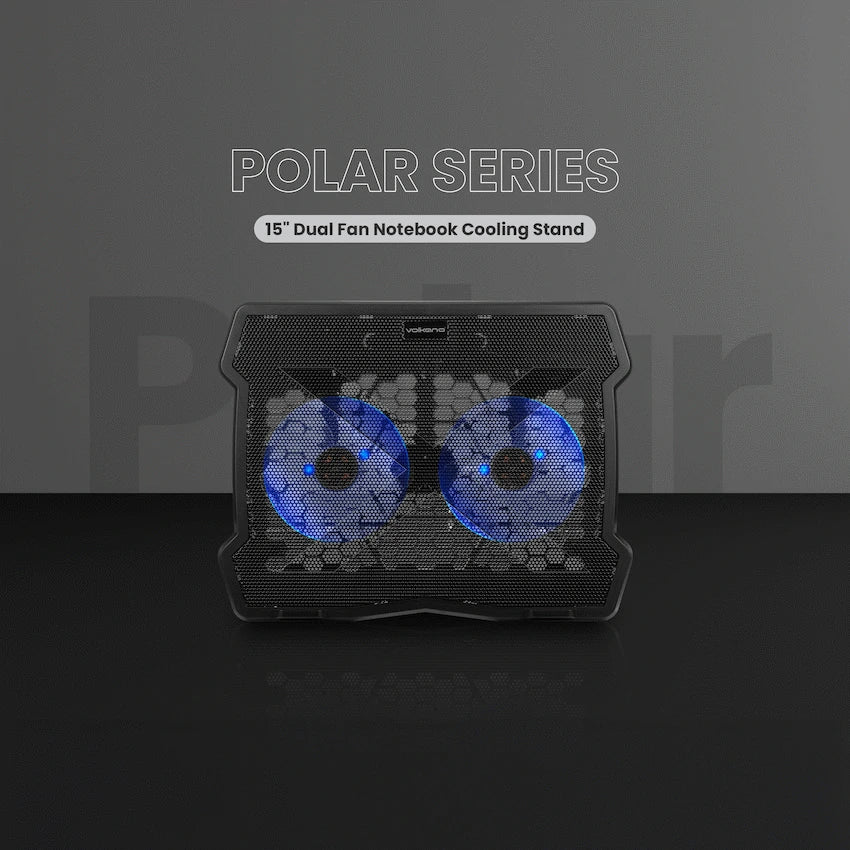 Volkano Polar Series 15" Dual Fan Notebook Cooling Stand
