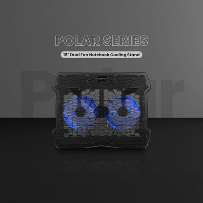 Volkano Polar Series 15" Dual Fan Notebook Cooling Stand