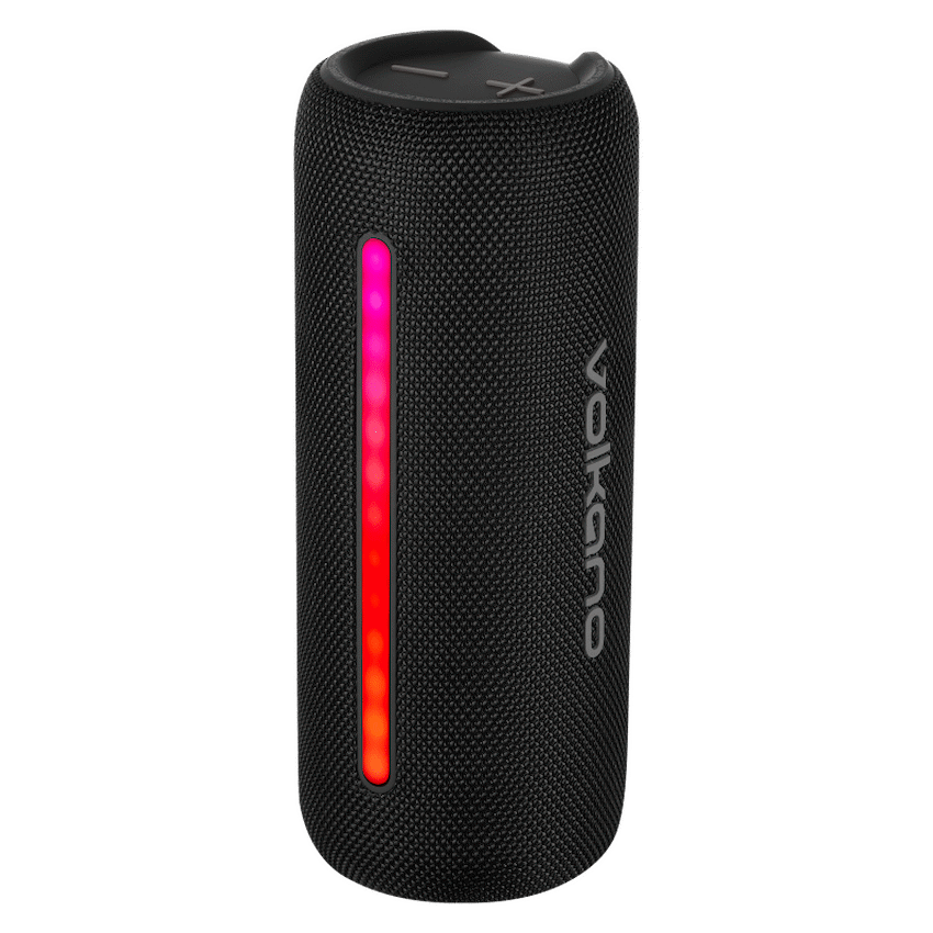 Volkano Rave Series Portable Bluetooth Speaker  - Black with grey buttons