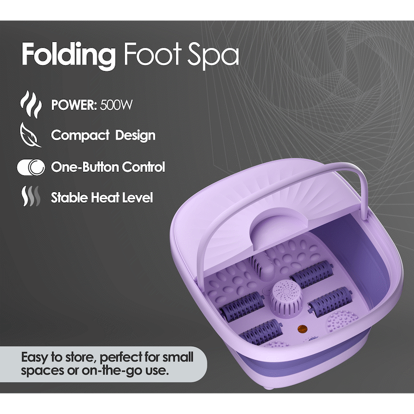 Elektra Folding Foot Spa Purple