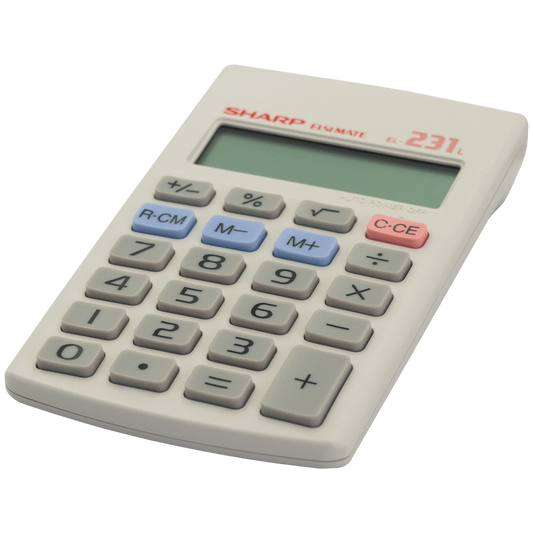 Sharp EL231 LB Pocket Calculator