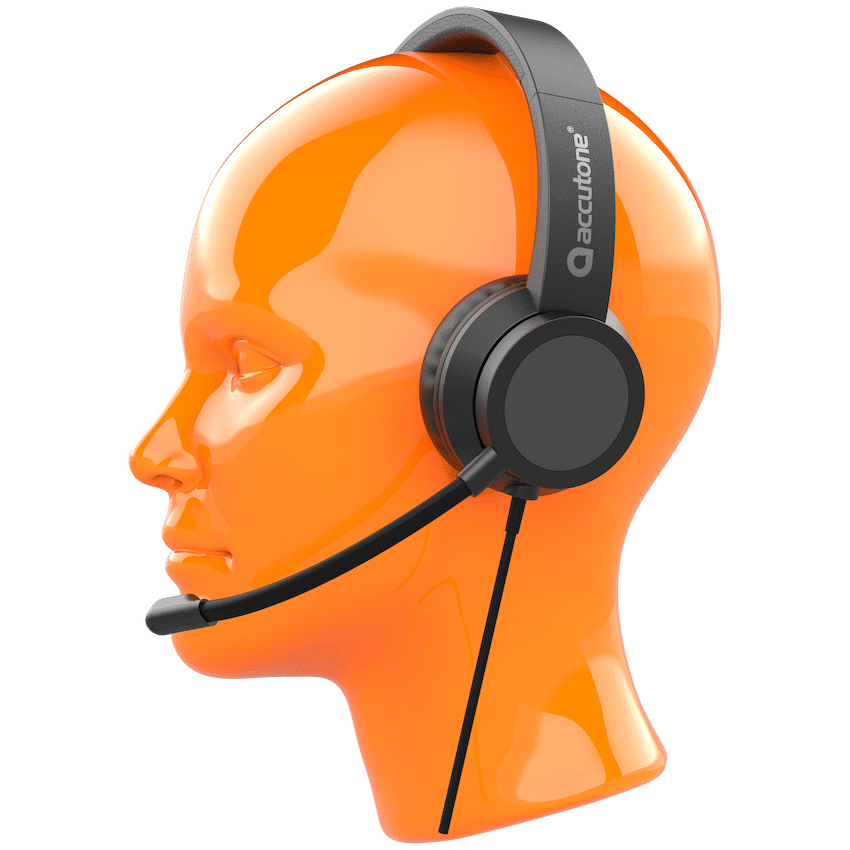 Accutone USB Binaural Headset