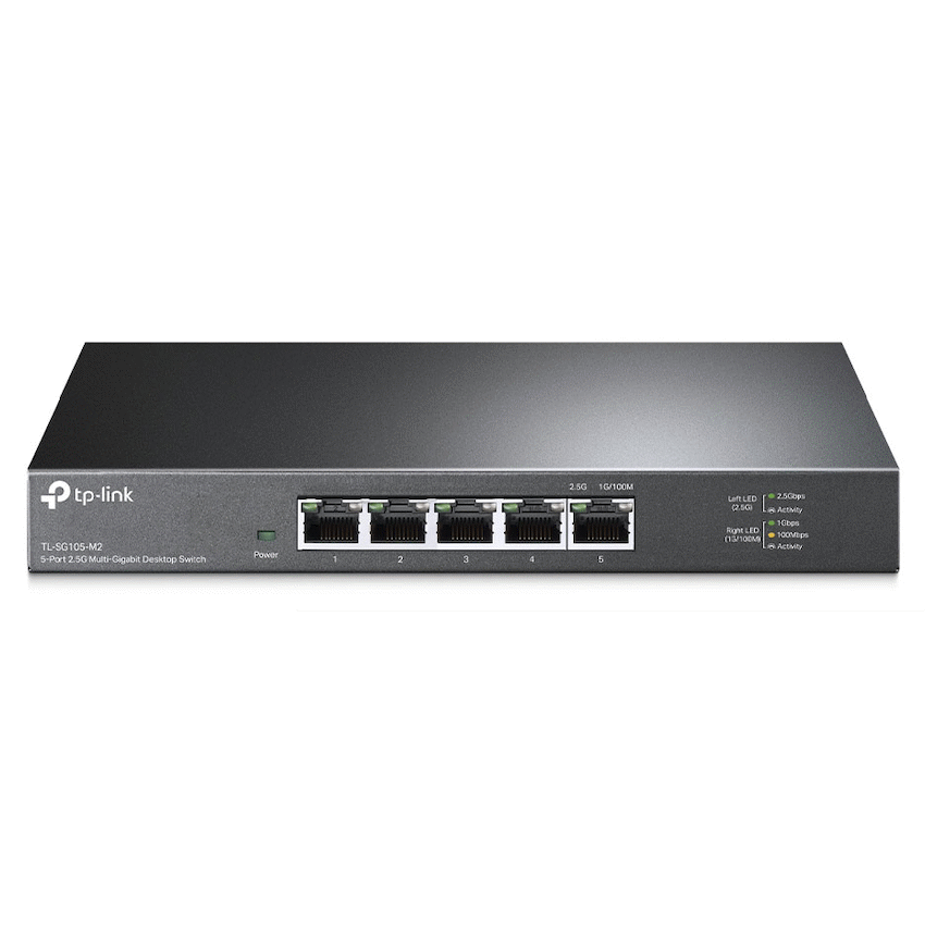 TP-Link TL-SG105-M2 5-Port 2.5G Multi-Gigabit Desktop Switch