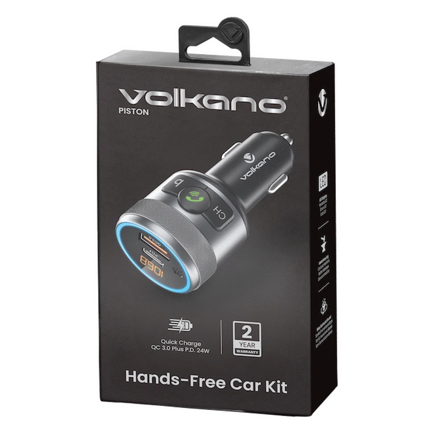 Volkano Piston Series Bluetooth Hands-Free Car Kit