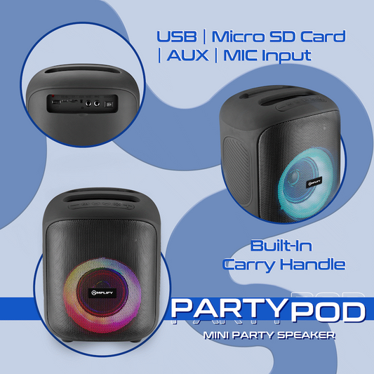 Amplify PartyPod 4" Mini Party Speaker