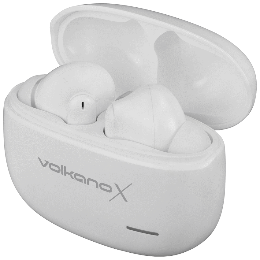 VolkanoX VXT200S Hybrid ANC TWS Earphones - White