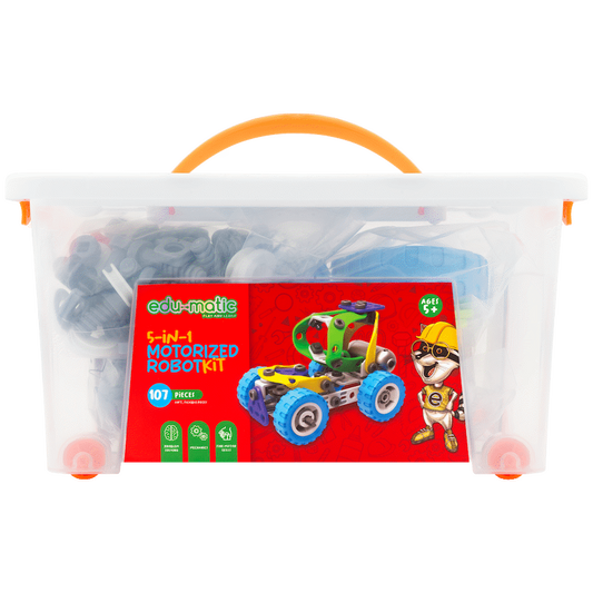 Edu-matic Flexi Build Robot Kit (107 pcs)