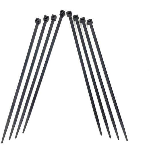 Ellies Cable Tie 3.6mm X 150mm -  100 PACK SIZE - BK