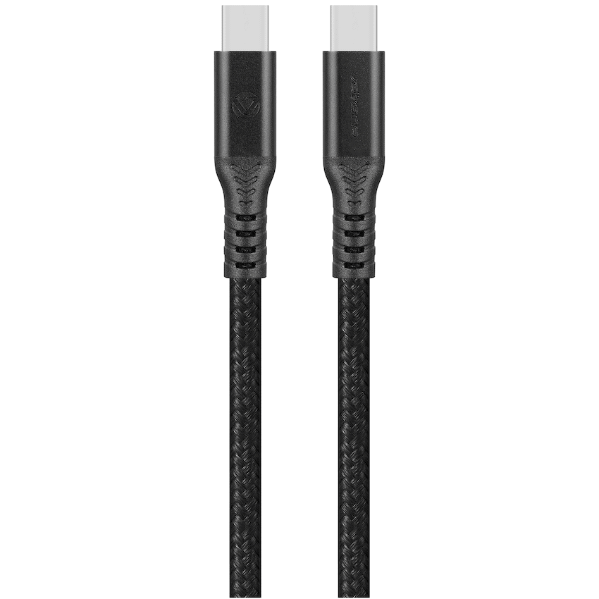 Volkano Weave Series USB C to USB C 240W 20Gbps 2m-black