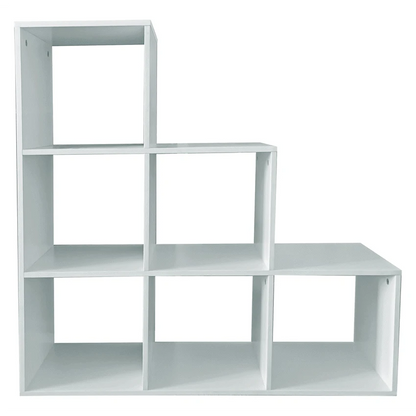 Everfurn Hexagon Bookshelf, High Pressure Laminate