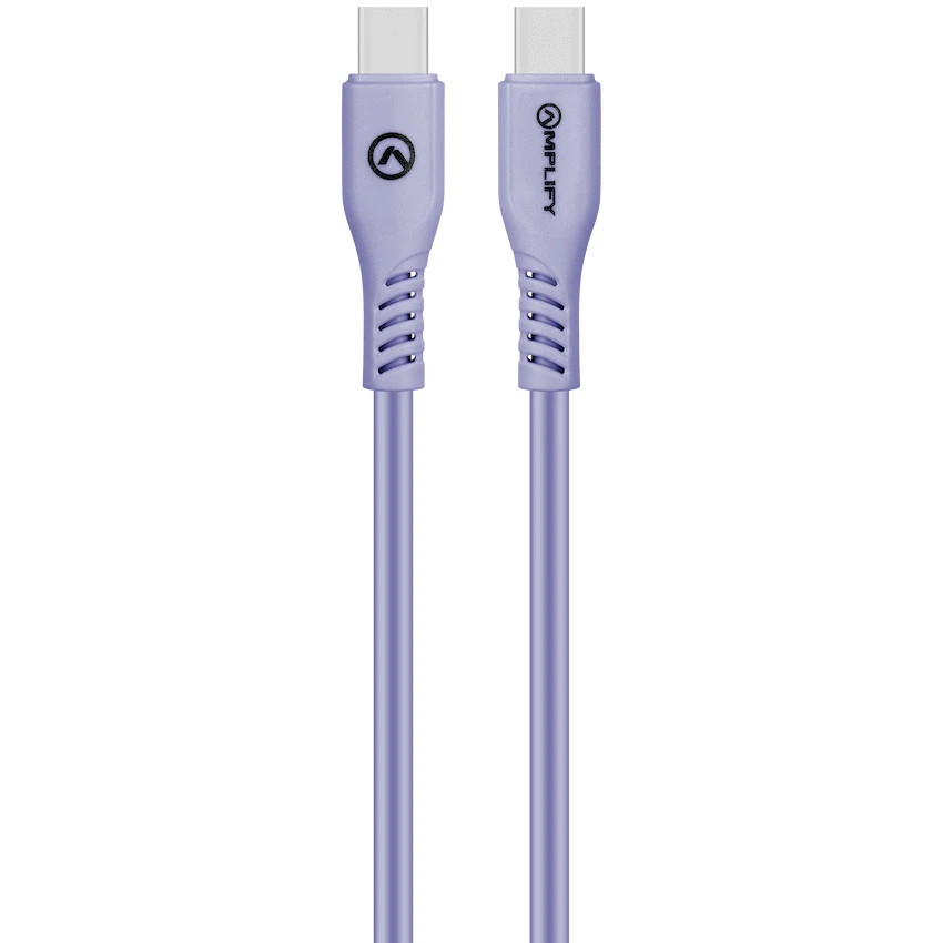 Amplify CoreCharge 1.2m USB-C to USB-C Cable - Lavender