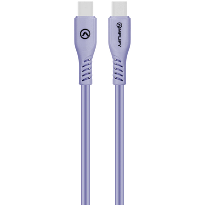 Amplify CoreCharge 1.2m USB-C to USB-C Cable - Lavender