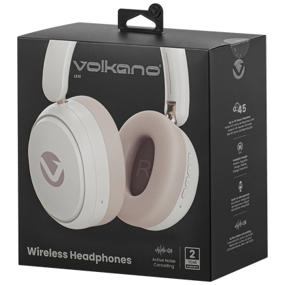 Volkano Lexi Bluetooth Headphone with ANC - Nude