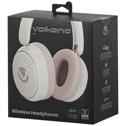 Volkano Lexi Bluetooth Headphone with ANC - Nude