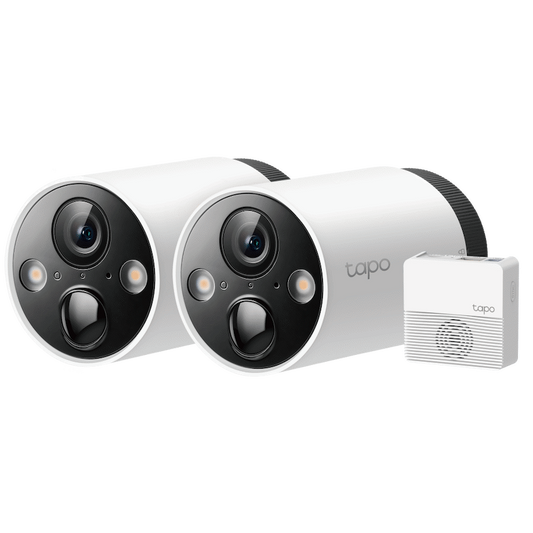 TP-Link Tapo C420S2 2K Smart Wire-Free Security Camera, 2 Camera System