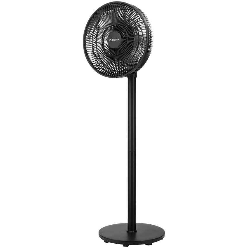 Elektra 30cm Stand Fan - Black
